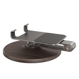 Nuofan L08m New Tide Nhôm Đóng Mở Xách Tay 360 Xoay Điện Thoại Di Động Góc Có Thể Điều Chỉnh Bằng Gỗ Máy Tính Bảng Chủ Đứng Cho Bàn - Product Image 2