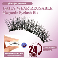 Faux cils magnétiques à clipser effet naturel, favoris des influenceurs, vente en gros, directement de la Lashes Factory
