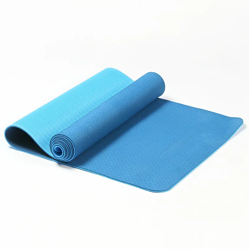 Yoga Mat - Premium 6 mm baskı ekstra kalın kaymaz egzersiz ve spor matı her türlü Yoga Pilates ve zemin egzersiz