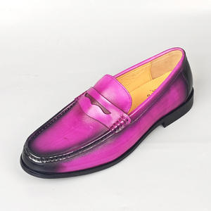 Nuevos Mocasines de Cuero para Hombre, Estilo Slip-On, Sólidos, Cómodos, Transpirables, Absorbentes de Sudor, Casuales, con Tacón Plano, Zapatos de Primavera - Product Image 5