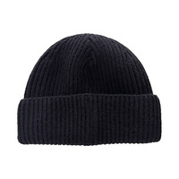 Bonnet en laine tricoté à revers, style streetwear hip-hop, avec motif crâne personnalisé, unisexe, pour la plage et les voyages