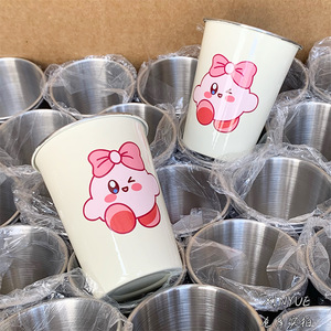 Vaso de acero inoxidable con pajita, taza de viaje portátil para adultos, 500 ml - Product Image 3