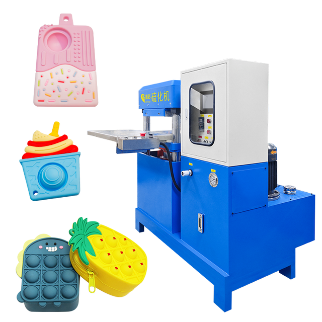 Automatic 70T Silicone Vulcanizing Machine Heat Pressing Molding Machine for Making Phone Case Trademark Logo Labels