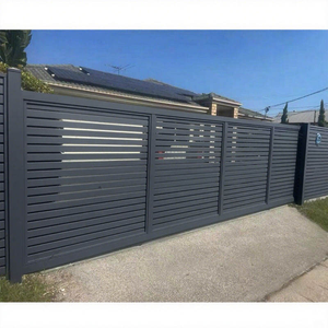 Panneaux de clôture en alliage d'aluminium pour maisons, villas, cours - Couleurs personnalisables, revêtement en poudre écologique facile à appliquer - Product Image 1