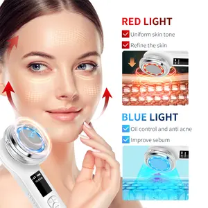 New Hot And Cold Beauty Device Facial Massager Hammer Facial Machine Face Neck Led Massager For Skin Tightening And More