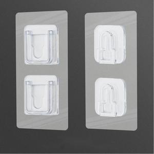 Hot-bán không đấm trong suốt dải liền mạch Clip Router chủ Tường Gắn Giá Con khóa móc - Product Image 2