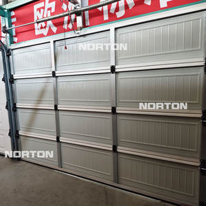 Fabricant de portes en gros Porte de <span class=keywords><strong>garage</strong></span> simple sectionnelle automatique Porte de <span class=keywords><strong>garage</strong></span> coulissante en acier - Product Image 1