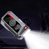 QUARKE TM16K Démarreur de saut de voiture multifonction professionnel 720A 7200mAh 12V avec batterie externe de compresseur d'air et lumière SOS
