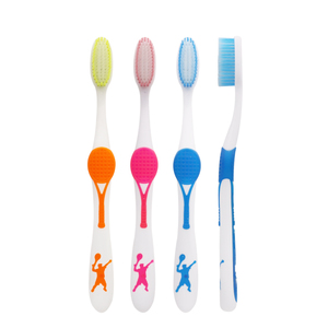 2021 Cepillo de dientes para adultos con cerdas suaves Cepillo de dientes con mango de plástico para uso doméstico - Product Image 1