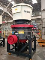 Concasseur à cône hydraulique monocylindre avec commande PLC et moteur pour ligne de concassage de pierres dures