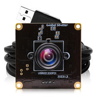 Módulo de Cámara Web con Obturador Global AR0234, Lente sin Distorsión, Gran Angular de 130°, 1080P 90fps Full HD, Cámara Web/PC USB 2.0