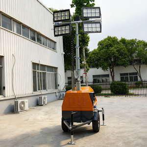 Mobile <b>Light</b> Tower Diesel Generator <b>Led</b> Worklight For Construction Site Lighting Equipment - Product Image 2