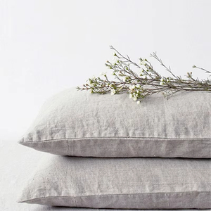 Federa da Hotel in lino, federa monocromatica, biancheria da letto, 100 _ lino, personalizzato, qualsiasi dimensione, 66x66cm, <span class=keywords><strong>50x70</strong></span>, 2 pz - Product Image 6