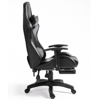 Chaise de Gaming professionnelle et confortable, en cuir PU, avec repose-pieds, pour PC, pour le bureau et la maison