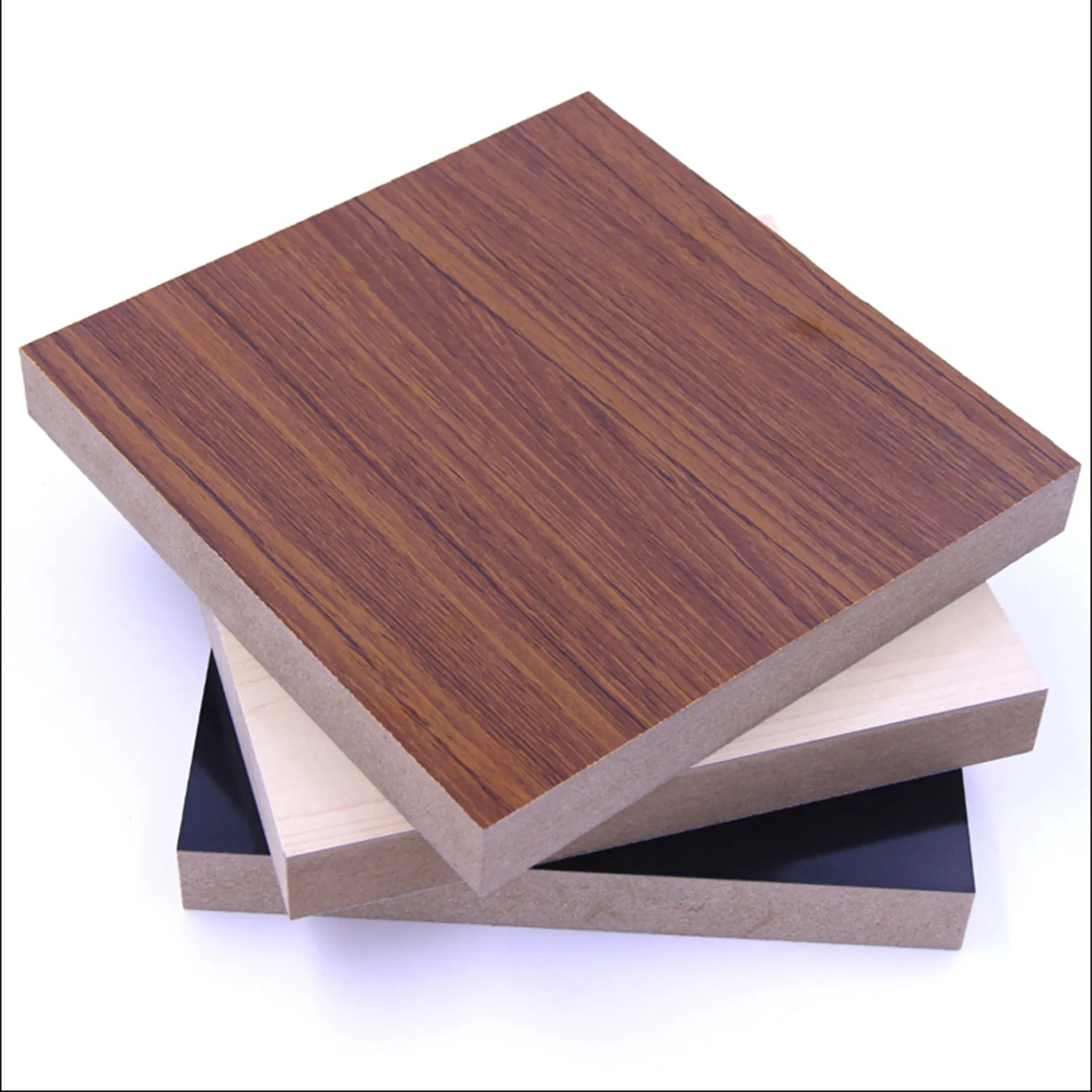 Jiamujia 4*8 melamine nhiều lớp ván MDF/giá rẻ melamine ván MDF/cao bóng melamine MDF cho sử dụng trong nhà