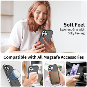 Funda Protectora para Teléfono con Diseño Magnético de TPU+PC+N52, Sensación de Piel, para <span class=keywords><strong>iPhone</strong></span> 17 Pro Max, Fundas Para <span class=keywords><strong>iPhone</strong></span> - Product Image 3