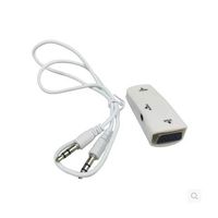 Adaptador HDMI a VGA Macho a Macho para HDTV, Computadora, Reproductor de DVD, Monitor