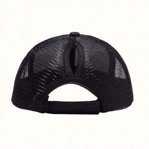 หมวกทรงหางม้าสำหรับผู้หญิงพร้อมตาข่ายด้านหลังสไตล์ Trucker Cap / โรงงานผลิตหมวกกีฬาตามสั่งสำหรับผู้หญิงมาตรฐาน BSCI - Product Image 5