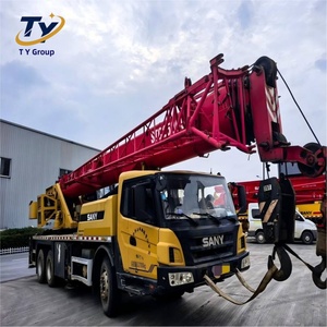 Grue mobile hydraulique SANY STC250C5 de 25 tonnes d'occasion, engin de chantier, grue sur camion - Product Image 1