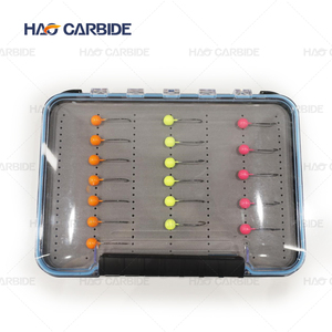 Boîte de pêche pêche à la mouche mouches humides nymphes kit de boîte d'assortiment fait à la main - Product Image 1