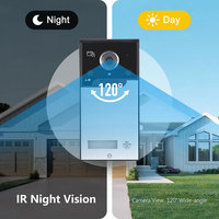 Sistema de Intercomunicación con Videoportero Inteligente WiFi Tuya, Pantalla Táctil IPS de 7 Pulgadas, Kit de Videoportero para Apartamento PST-IP-MSA1K