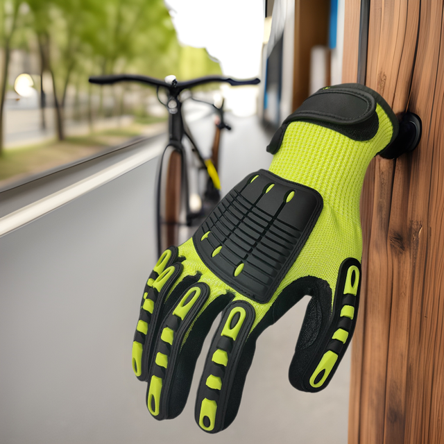 Custom Heavy Duty Impact Protection Gloves Hand Protection Reinforced Rigger Gloves