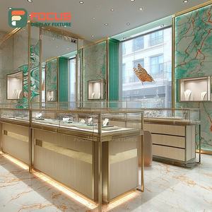 Sistema de Exhibición de Joyería de Diseño Personalizado, Panel de Vidrio Templado, Mostrador de Exhibición para Espacios de Boutique - Product Image 5