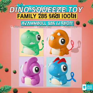 Nouveaux jouets amusants en plastique à presser, mignons dinosaures, balles anti-stress avec yeux qui sortent, mini jouets anti-stress pour enfants, unisexe - Product Image 3