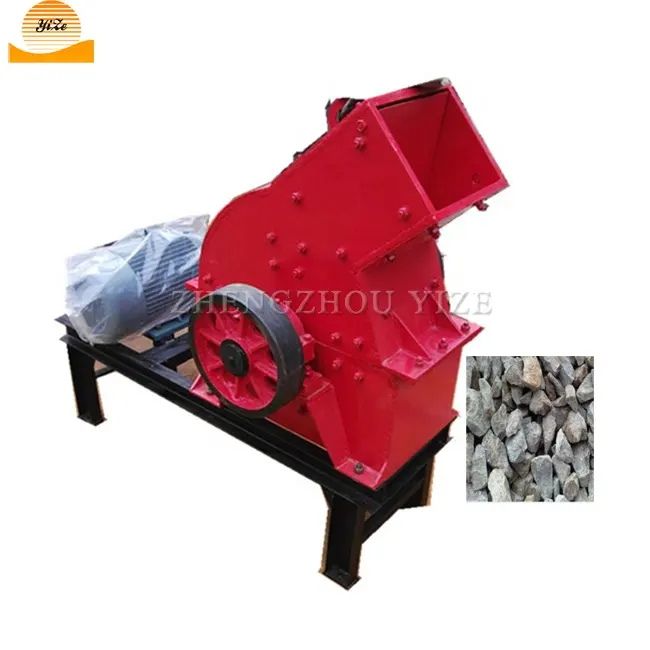 Portable stone crushing machine Mini stone hammer crusher machine price in india