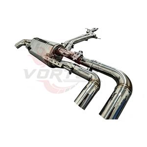Sistema de Escape Catback con Válvulas de Acero Inoxidable Vortex para Audi RSQ8 4.0T V8 2019-2024 con Silenciador Central y Tubos de Escape Cuádruples - Product Image 4