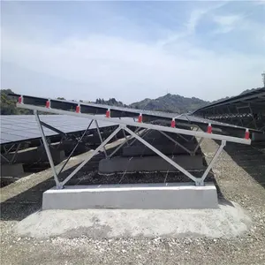 Aluminium Solar Panel Ground Mounting Frames Solar Power System Home 500KW