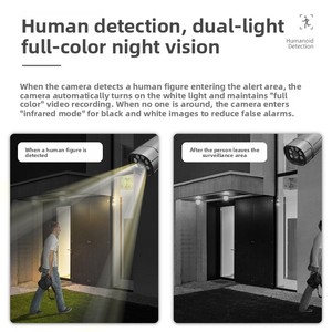 Kit <span class=keywords><strong>NVR</strong></span> Poe <span class=keywords><strong>8CH</strong></span> 4K com Câmera <span class=keywords><strong>IP</strong></span> Bullet Preta à Prova d'Água de 8MP, Sistema de Vigilância CCTV com Gravação de Áudio - Product Image 3