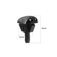 Vente en gros d'usine : Buse de pulvérisation universelle pour lave-glace de voiture, clips de fixation à rivets en plastique, jet de nettoyage de pare-brise résistant aux intempéries