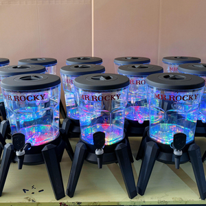 หอคอยเบียร์เรืองแสงใน3L พร้อมไฟเปลี่ยนสีแบบชาร์จไฟได้หอคอยเบียร์ <span class=keywords><strong>Hoegaarden</strong></span> - Product Image 6