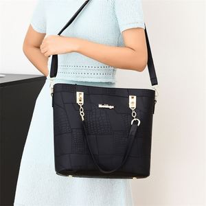 2026 Women PU Handbag Set 6pcs Waterproof Ladies Tote Bag <b>Shoulder</b> Bag Purse Set for Outdoor Travel Business - Product Image 6