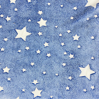 Tissu polaire flanelle imprimé offset double face lumineux 100 % polyester 230 g/m² tendance 2026 pour couverture