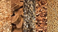 Granulés de bois de pin 6 mm, briquettes, combustible naturel, teneur en cendres 2,5 %, calories 4600 J, densité 650, humidité 8 %, pour cuisinière.