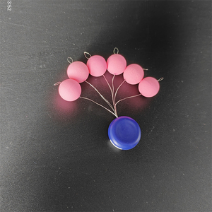 Flotteurs de pêche ronds <span class=keywords><strong>lumineux</strong></span> roses de jour, flotteurs de pêche nocturne - Product Image 6