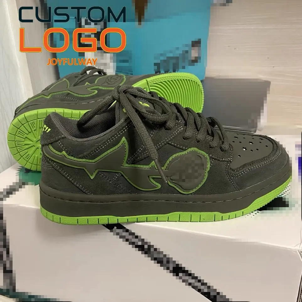 custom shoes with logo gray suede casual custom logo shoes low top designer shoes customized sneakers