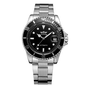 Reloj con logotipo personalizado mecánico automático de acero inoxidable para hombre clásico de marca de venta caliente con MOQ 1 - Product Image 1