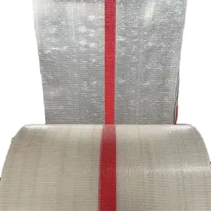 100% Virgin Clear White Plastic Raffia Woven Polypropylene Roll Fabric Packed Corn Wheat Grain Flour Sack Bag