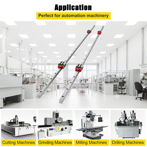 HGH25 Rodamientos para máquinas de movimiento lineal en miniatura, bloques deslizantes de riel guía lineal cuadrado, kit CNC para enrutadores CNC, tornos y fresadoras DIY - Product Image 5