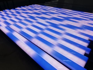 Arquitectura fachada decoración delgado de aluminio llevó la Luz lineal dc24v 12w dmx control barra de luz led rgb 8 pixel 16 pixel 1m - Product Image 6