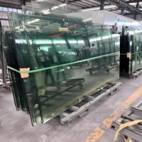 Panneaux de verre trempé transparent certifiés CE de 8 mm, 10 mm, 12 mm, découpés sur mesure pour cabine de douche, garde-corps de balcon