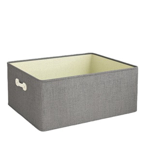 Clothing Organizer Storage <b>Box</b> Rectangular Dark Gray <b>Foldable</b> Large Capacity For Bedroom Wardrobe Drawer Style - Product Image 3