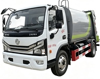 Camion compacteur de déchets DFAC Dongfeng Dolica 4x2 8CBM, véhicule de collecte des déchets sanitaires