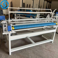 Machine à découper la bande de ruban adhésif textile 2000 mm - Découpeuse et rembobineuse automatique de rouleaux de tissu pour vêtements
