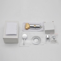 Support rond de toilette en laiton, support de Bidet à main avec robinet d'eau chaude et froide