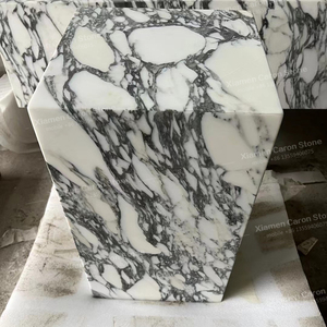 Table basse, table d'appoint, socle, table d'appoint cubique, boîte <span class=keywords><strong>de</strong></span> présentation en marbre naturel véritable - Product Image 5