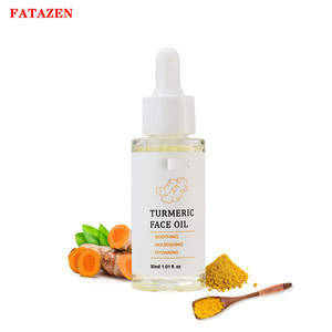 Turmeric <b>Face</b> Oil <b>Serum</b> Essence Natural Nourishing Soothing Skincare Essence 30ml OEM Custom - Product Image 2